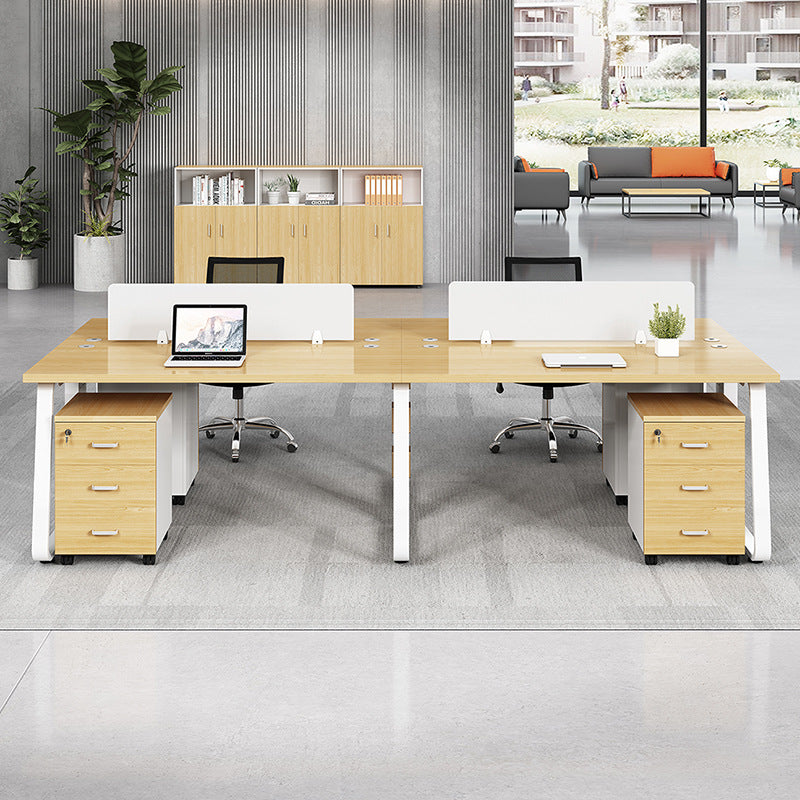 Saint li office desk and chair set - staff workstation with partition, cubicle, and computer desk