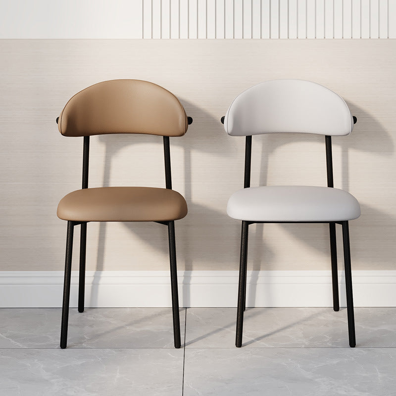 Luxury dining chair - home, leather cushion, casual chair, hotel reception chair, commercial banquet chair, dining chair