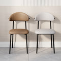 Luxury dining chair - home, leather cushion, casual chair, hotel reception chair, commercial banquet chair, dining chair