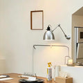 Industrial style rocking long arm distressed designer living room study medieval distressed and worn bedroom foldable reading wall lamp