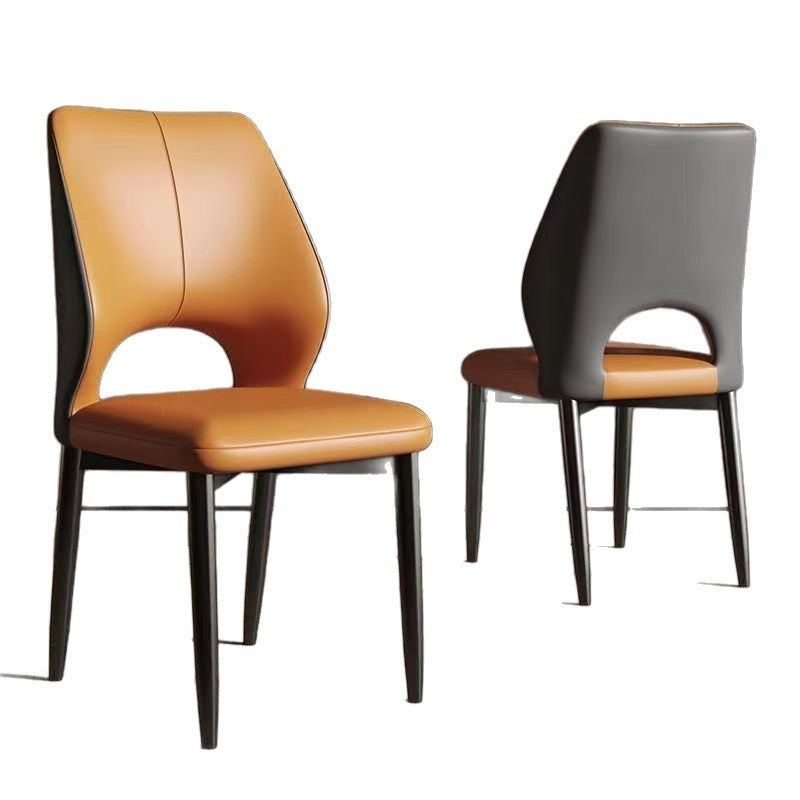 Modern home backrest chair casual minimalist stool nordic light luxury dining chair restaurant hotel dining chair thickened dining table chair