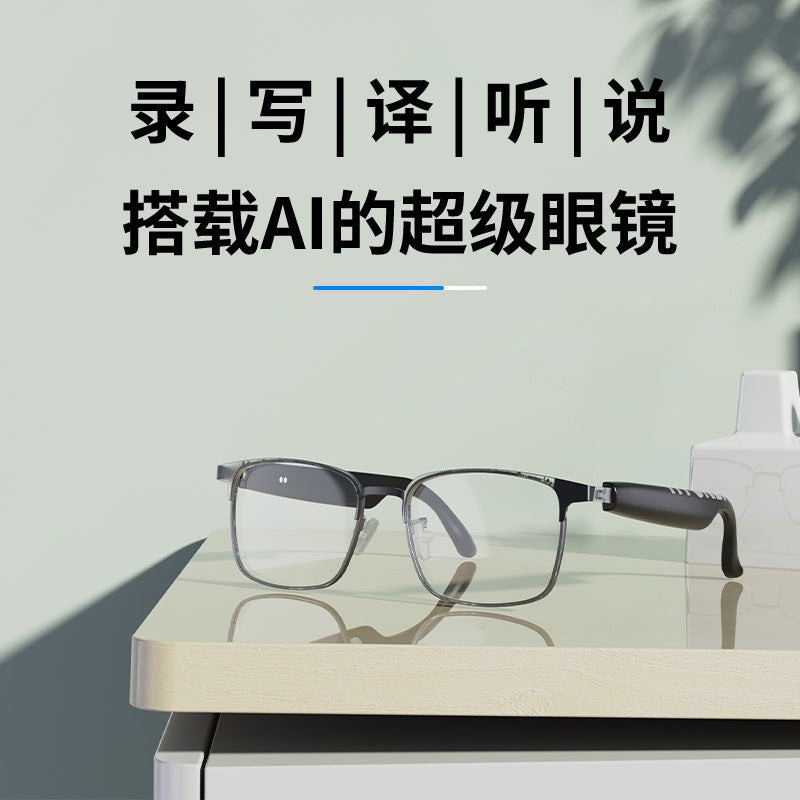 Modern hy-g9 bluetooth smart ai glasses simultaneous interpretation 144 languages real-time wireless translation headset call