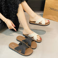 Summernew arrivaloutwear fairy bohemia sandals women's vacation imitation cut outcasual soft flats beach beach shoes