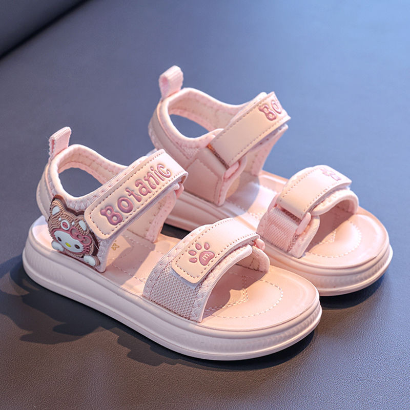 Girls' sandals & princess shoes: new  summer collection - stylish soft-soled beach sandals for girls, anti-slip baby slippers