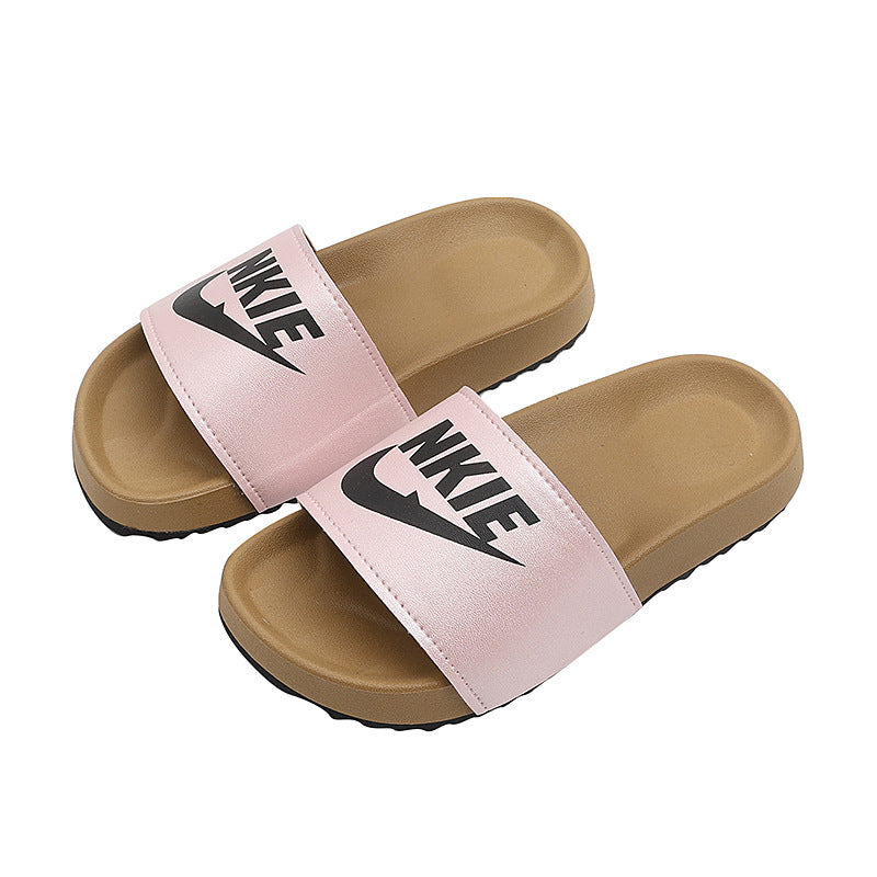 Girls' birkenstock-style sandals - new summer fashion kids' shoes - cartoon soft sole slides - boys' sandals