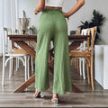 european and american cross-border foreign trade women's clothing independent station shein   pure colorcasualstraight-leg pants