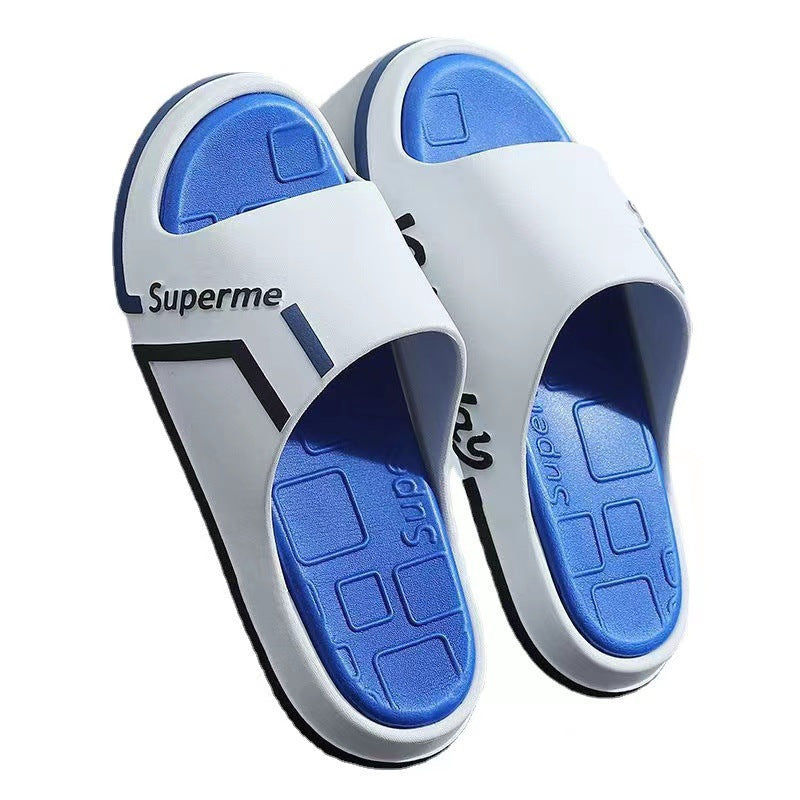New arrival shit-feeling slippers for men, summer home indoor and outdoor non-slip bath casual flip-flops, outdoor sandals, wholesale