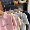 【summer new arrivals】pure cotton kids' polo shirt - summer collection for boys and girls - korean style turn-down collar short sleeve s003