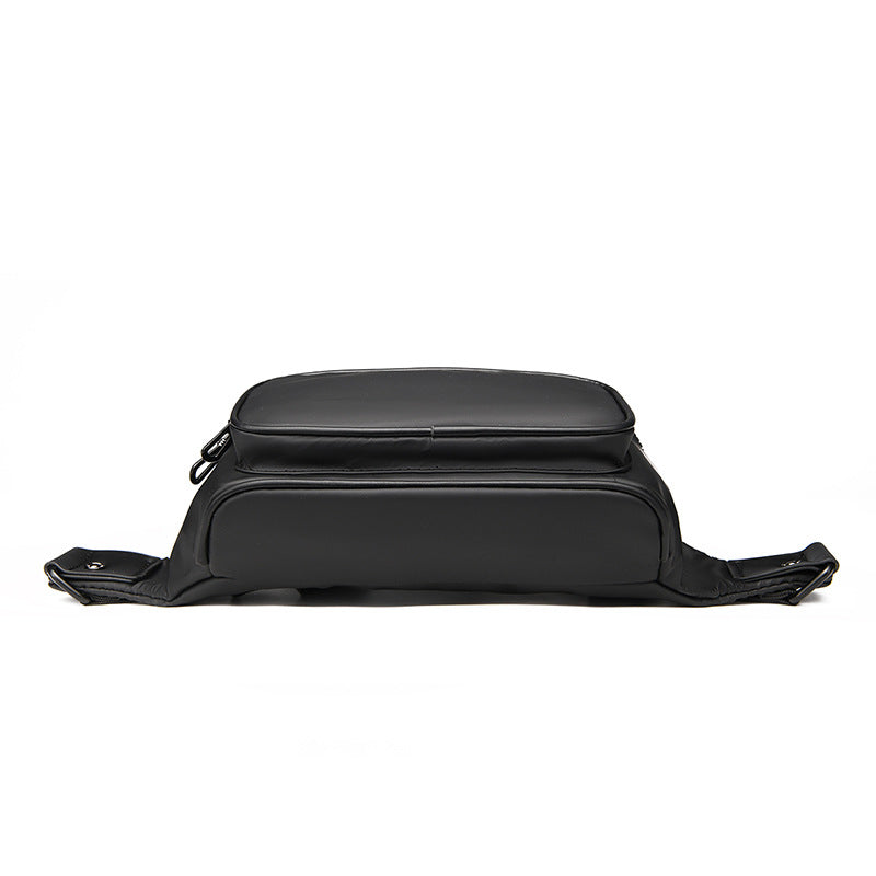 Multifunctional Men's Simple Commuter Breast Bag Sports Cycling Fitness Lightweight Fanny Bag Large Capacity Fashion Messenger Bag