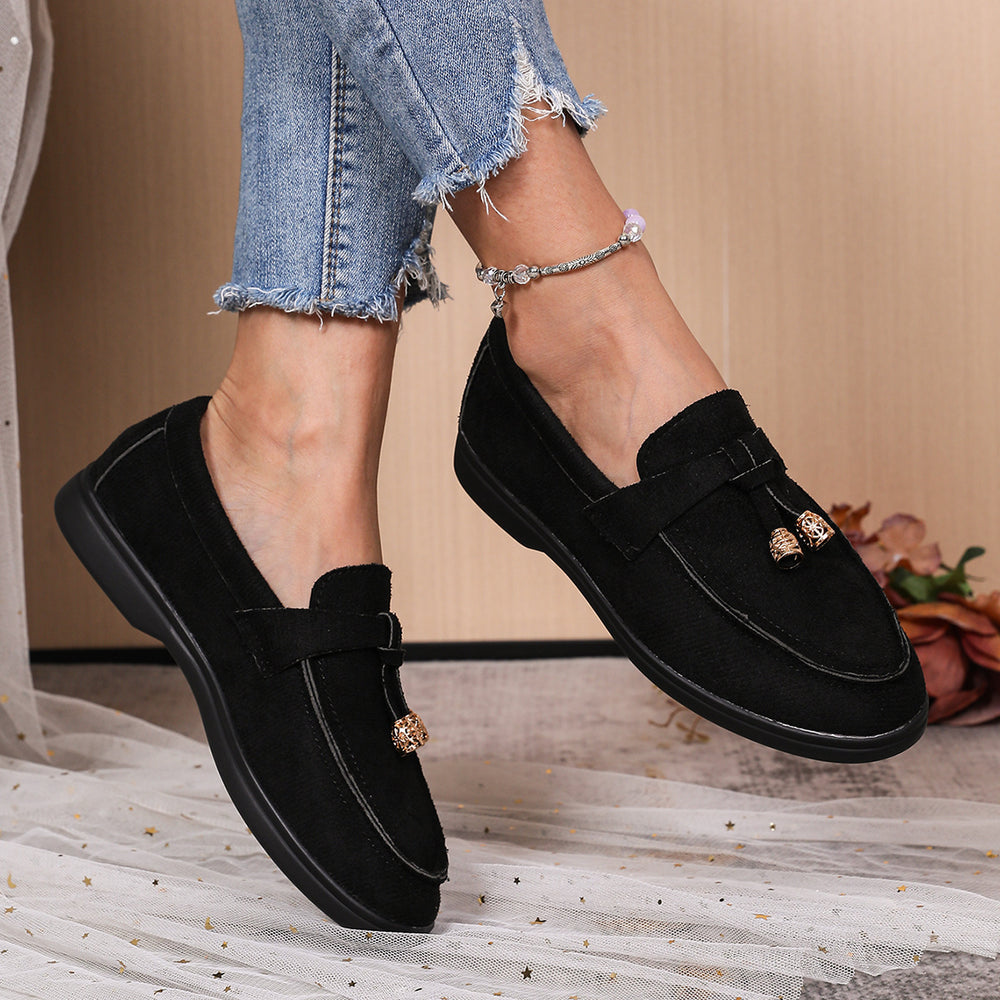 Fashionexportnew arrivalplus sizelow ankle slip-onflats women's 43 slip-on loafers slip-on loafers