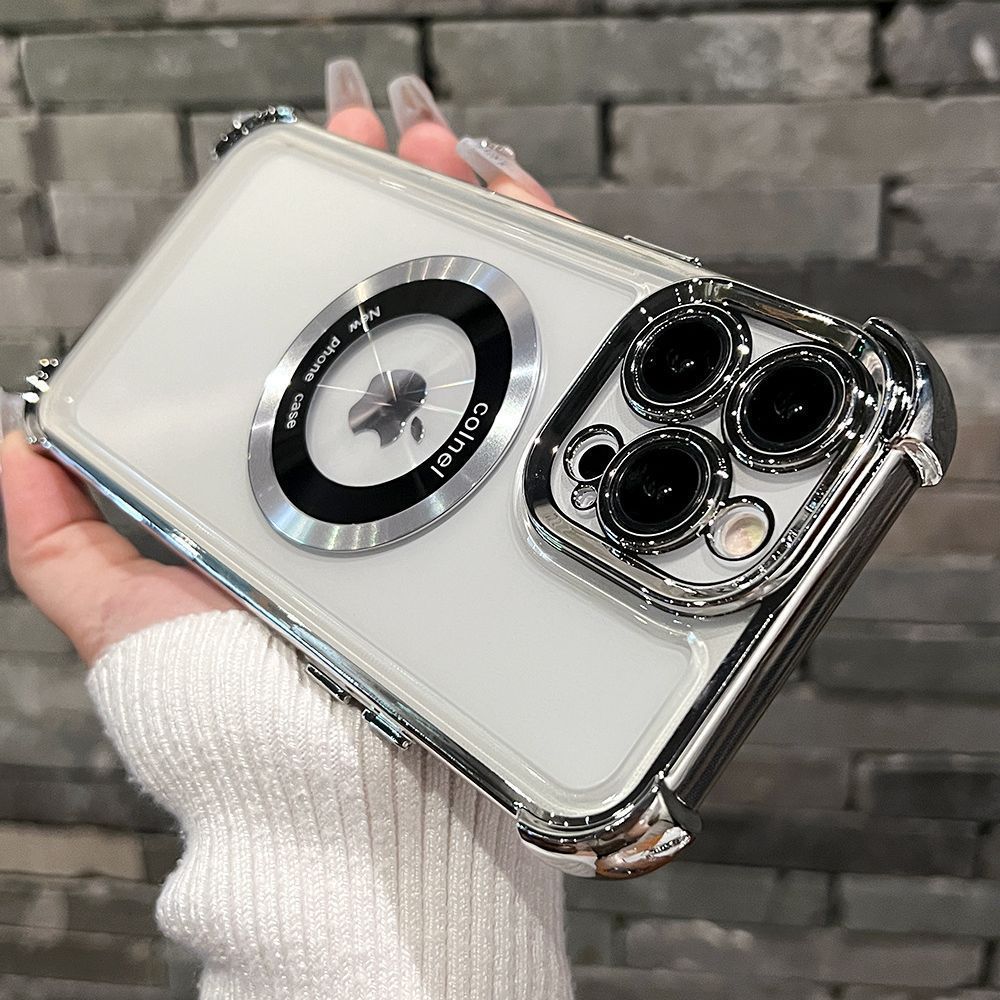 Airbag anti-fall 11 suitable for iphone 17 mobile phone case 16 magnetic holder apple 15 protective cover 14 airbag anti-fall