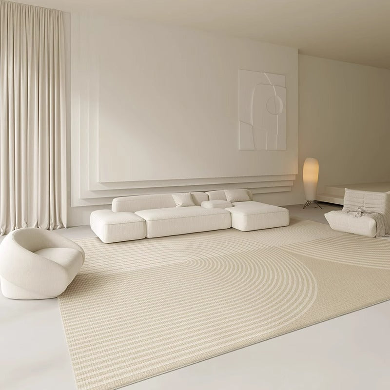 Carpet living room  new style accessible luxuryclassy wipeable and no-wash cream style thickenedfall and winter maintenance-free sofa floor mat