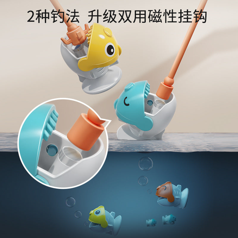Electric magnetic fishing game - early education, educational, musical, interactive pretend play toy for boys and girls - wholesale gifts