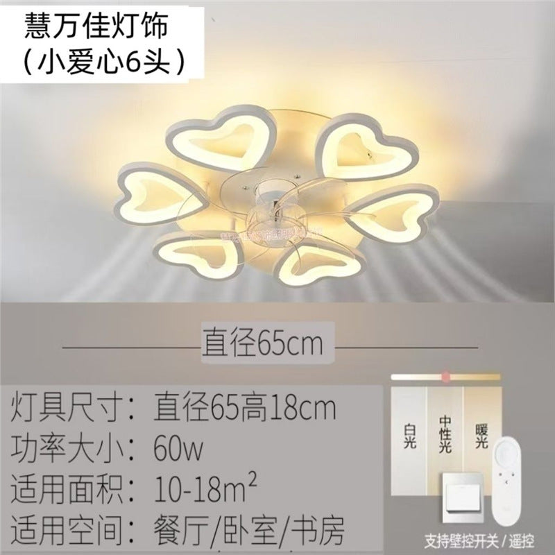 New arrival bedroom fan light casual modern living room ceiling fan light kids room ceiling light with fan light zhongshan lighting