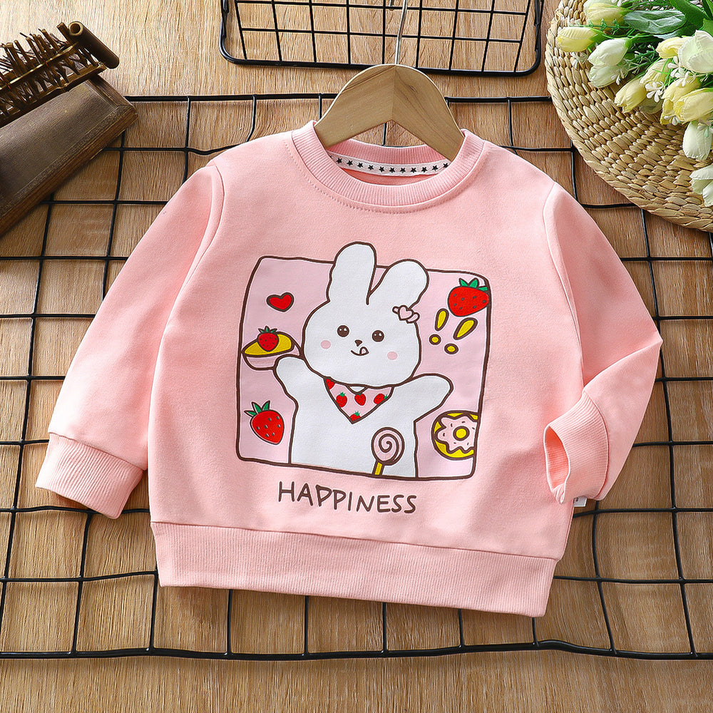 Children's hoodie  autumn collection, 100% cotton, long sleeve t-shirt for boys and girls, infant and toddler pullover top