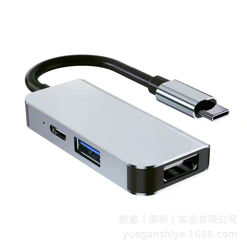 Bulk customization of 3-in-1 docking station with type-c hub, compatible with apple macbook and ipad, portable interface