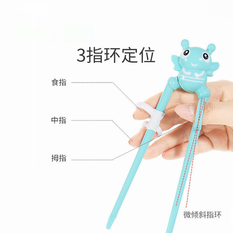 Babibele children's training chopsticks - beginner & intermediate levels - baby learning chopsticks - household chopsticks for boys & girls - eating assistance chopsticks