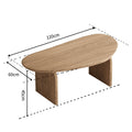Source factory scandinavian japanese exquisite dining table coffee table oval tea table retrob&b creative designer table