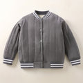 Kids school uniform handy gadgetfall and winternew arrival three-layer quilted cotton boys' cotton coat fleece-linedthickened inner layer girl's cotton jacket type a