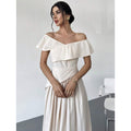 summer new arrival: elegant, exquisite, and romantic one-shoulder irregular dress for weddings, proms, and parties