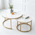 Accessible luxuryclassy coffee table living room countertop coffee table for home small apartment tea table size round combination center table