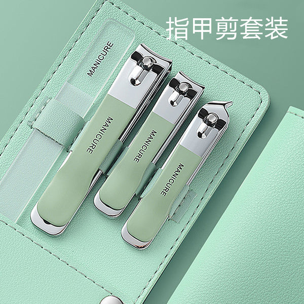 Nail scissors set, good quality stainless steel nail clippers, full set of grinding head, nail art kit, nail clippers set.