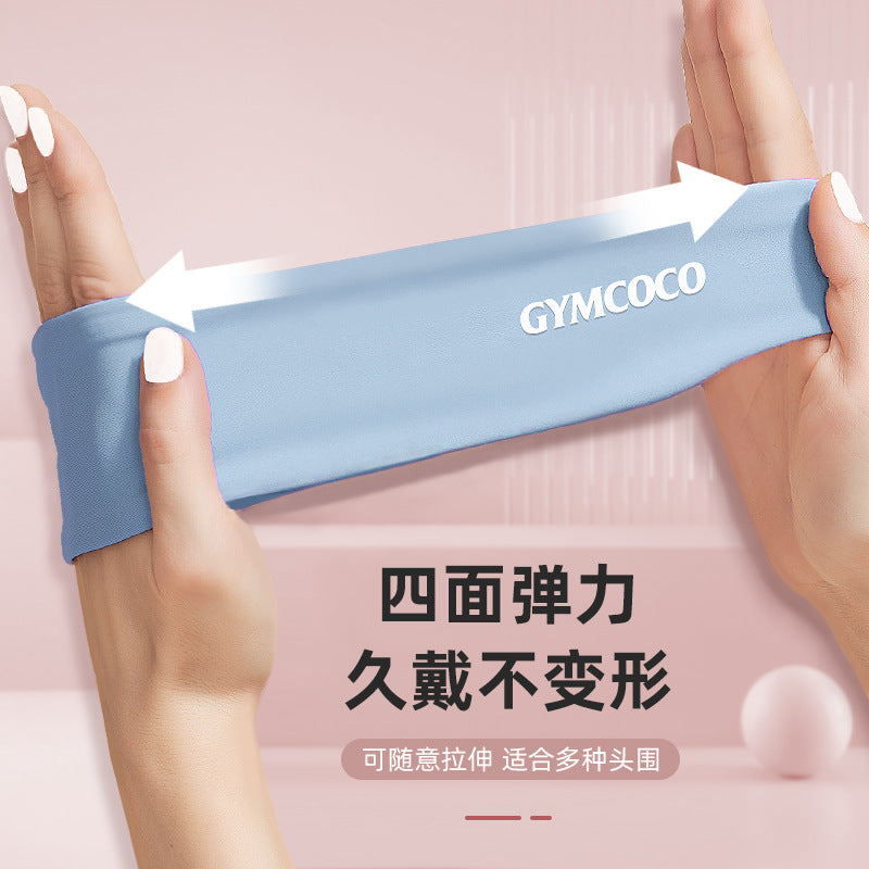 Gymcoco yoga headband - double layer, barely-there feel, breathable & sweat-wicking fitness gear - summer sports sweatband wholesale