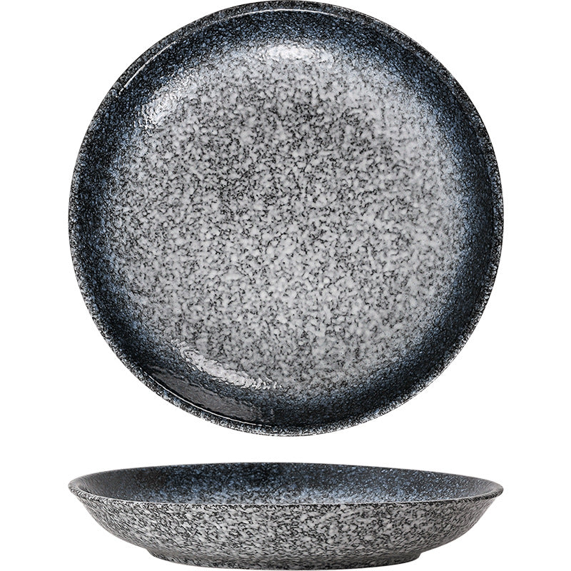 Japanese-style creative ceramic tableware set - includes breakfast bowls, ramen bowls, and retro ceramic fruit/salad bowls