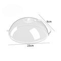 Microwave splatter cover - high temperature resistant, oil-proof, anti-splash shield - food grade plastic, transparent, large size, ideal for hot dishes and food preservation
