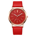 2024 new arrival: women's watch - student style, korean design, alloy & pu leather strap, quartz movement, fashionable ladies' watch, white
