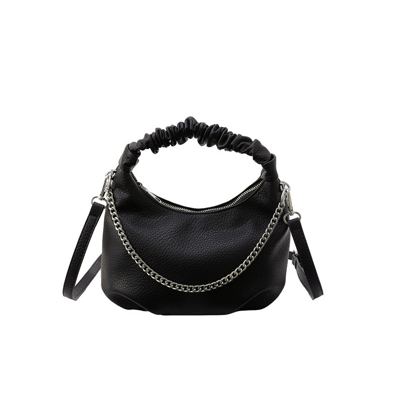Cross-border handbag women's 2024 new fashion versatile women's messenger bag niche dumpling bag temperament underarm bag