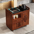 Movable tea table tea table small for home tea making and water boiling all-in-one kung fu tea set tea cabinet tea cart coffee table