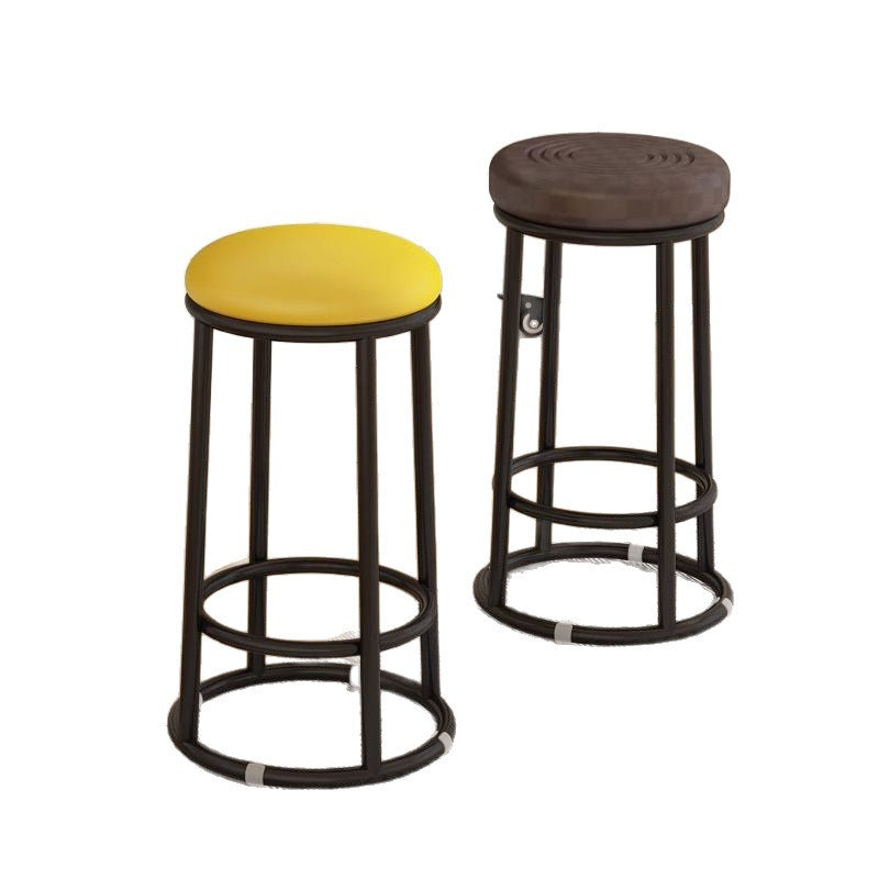 For hometall stool island bar stool bar stool footrest small apartment practical stool counter front mobile phone store commercial
