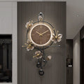 Flying bird collection classy wall clock elegant clock wall hanging living room clock background wall hanging clock 2025 new silent clock