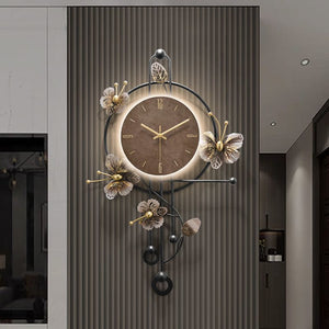 Flying bird collection classy wall clock elegant clock wall hanging living room clock background wall hanging clock 2025 new silent clock