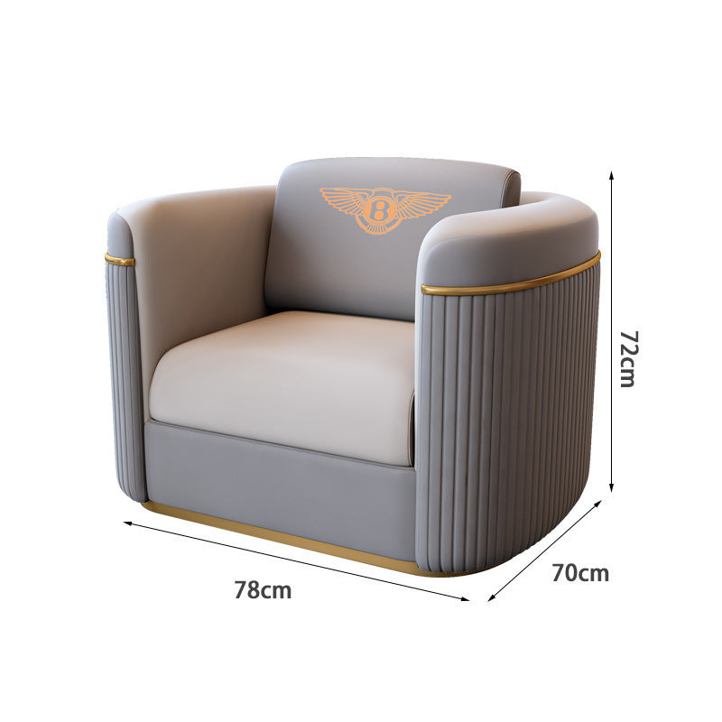 Luxury negotiation sofa chair furniture modern minimalist hotel sales department reception small office desk and chair set