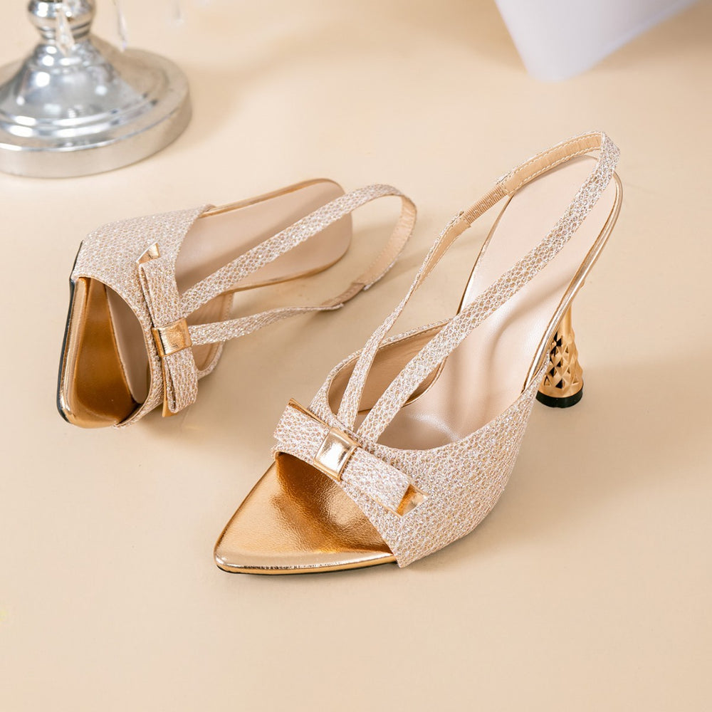 25 years of fashion sub heel pointed toe single shoes and slimming look back hollow high heels 2025 thin women's shoes new arrival spring and summer medium patent leather