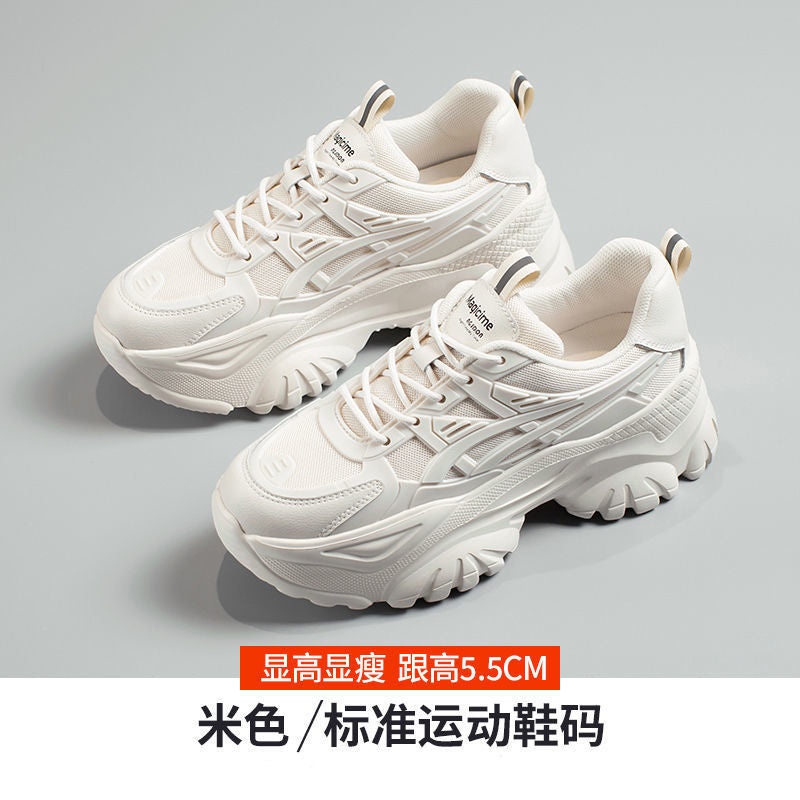 Dad shoes women's ins trend 2026 autumnew arrival women's shoes k-styleeasiest for matchthick sole sports casualwhite shoes