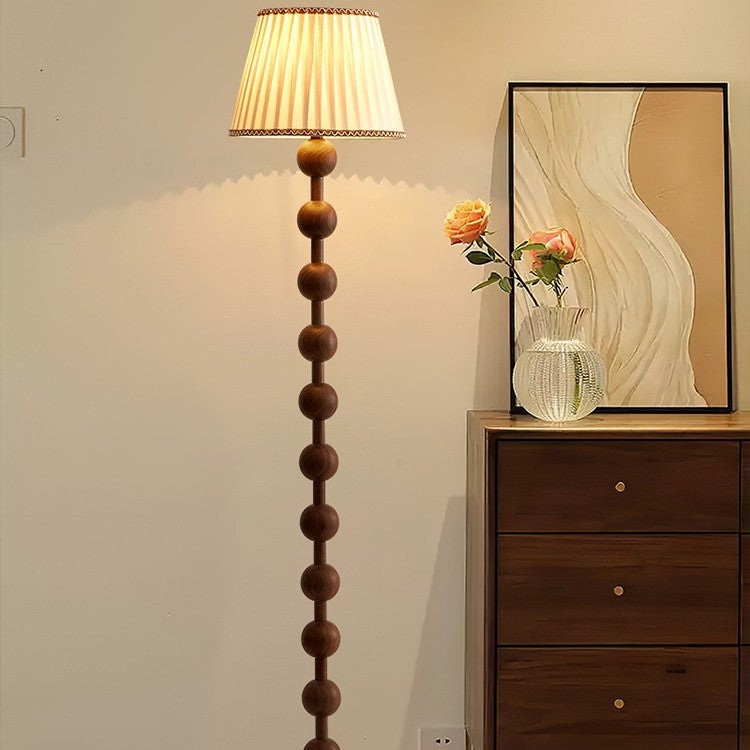 Wabi Sand Wind Floor Lamp Medieval Living Room Next to the Sofa High-end Retro Warm New Chinese Atmosphere Vertical Desk Lamp