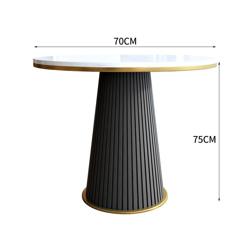 Modern minimalist cat paw leather sofa chair - trendy apartment bedroom balcony living room single seater light luxury sofa table and chair set
