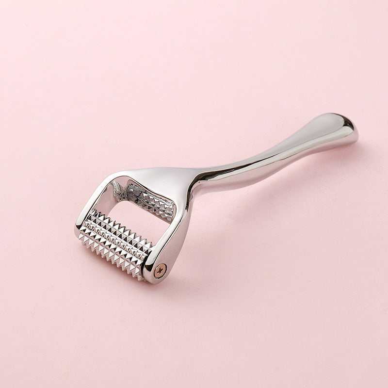 3d roller face slimming massager needle roller massager facial soothing beauty acupuncture single wheel facial massage stick