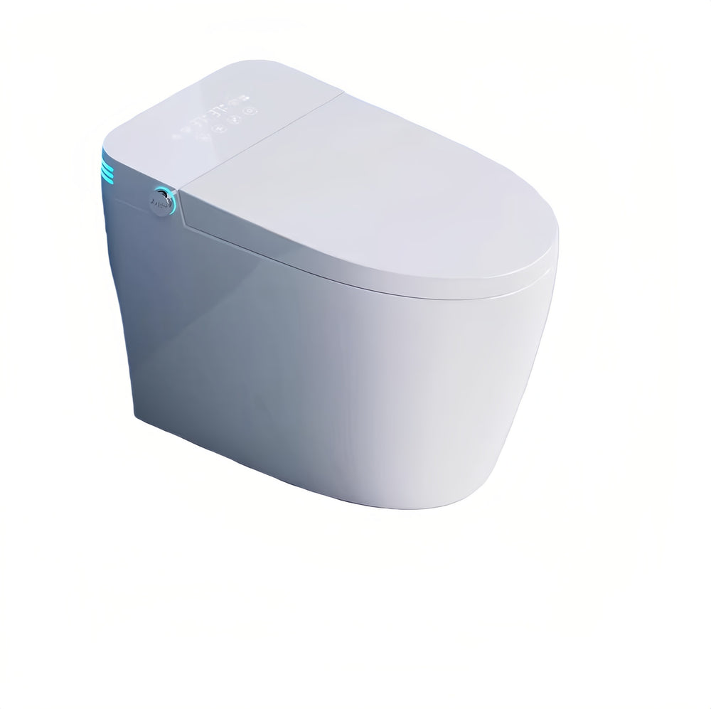 Authentic smart toilet: fully automatic lid, integrated design, instant heating, voice control, siphon flush, no water pressure limitation