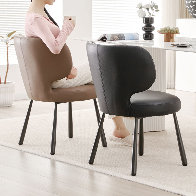 Dining chair - modern minimalist design for home, restaurant, hotel, and living room. stylish and comfortable backrest