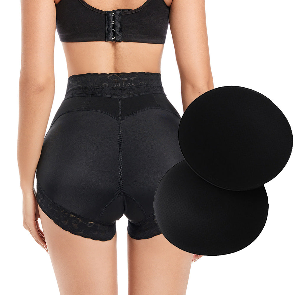 Big butt butt pad waist shaping pants waist tightening legs triangle hip enlargement butt lift belly tightening waist fake butt underwear women's buttocks