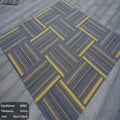 Extra thick commercial carpet for office use - large area, wear-resistant, quiet, square interlocking tiles for office buildings and conference rooms