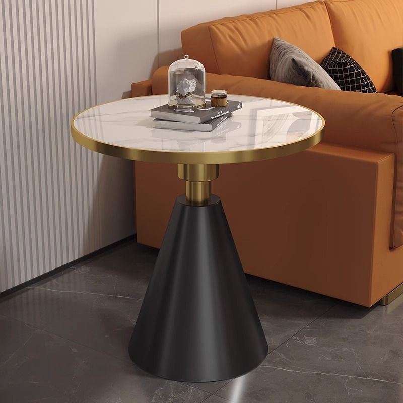 Accessible luxury slate coffee table small apartment modern casualfor home living room small round table classy club casual negotiation table