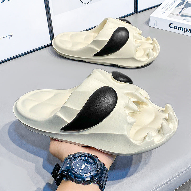 EVA men's slippers summer 2025 new funny slippers home trend thick bottom women's personality wholesale one-word drag