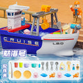 Fishing toys, water play, housekeeping, dishwashing table, educational early education, kids toys, boat, can be stored, birthday gift, june 1st