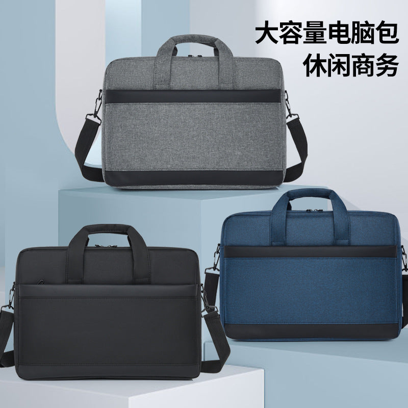 Business fashion handbag 24 new shoulder messenger bag men's bag briefcase horizontal men's casual backpack bag
