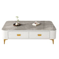 Luxury coffee table for living room,  new modern high-end small apartment style, minimalist square coffee table